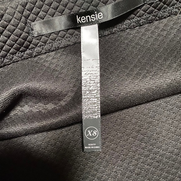 NWT Kensie quilted Black mini skirt size XS - Picture 5 of 5